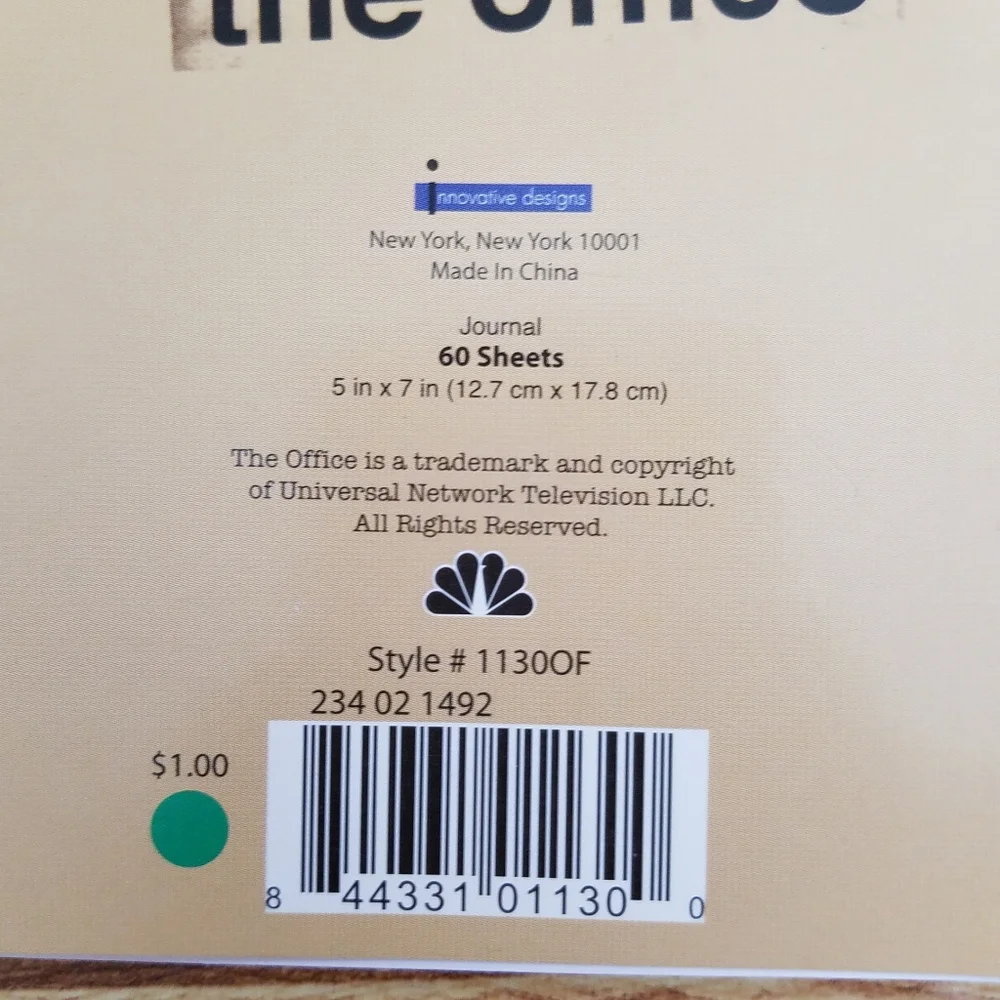 The Office Mini Notepad Legal Pad Magnetic Notepad Set NBC Universal Funny